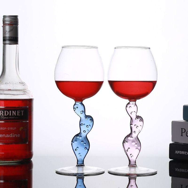 Creative Cactus Wine Glass – Unique Goblet for Red Wine or Cocktails
