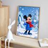 Disney Diamond Painting Mickey Winter Magic Diamond Art Painting Set for Home Office Decoration Handmade Gifts