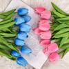 1pc Tulip Flower Real Touch Artificial Tulips Bouquet Pe Fake Flower For Wedding Decoration Flowers Home Garden Decorative 