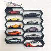 3D-Druck Auto-Modell Ausstellungsständer Kreativ 10 Fächer Autos Modell Aufbewahrungsbox Platzsparend Große Kapazität Sammlung Ausstellungsständer*