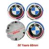 XZXCK1 For BMW New 2025 For BMW E36 E46 E53 E90 E60 E61 E93 E87 X3 X5 F30 F20 F10 G30 Accessories 4Pcs 56/68mm Car Wheel Center Hub Cap