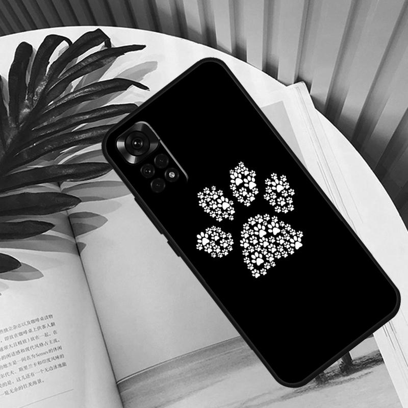Dog Paw Case For Xiaomi Redmi Note 9 8 10 11 12 Pro Note 11S 10S 9S Redmi 12C 9C 10A 10C Back Cover