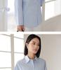 Rose Red Cotton Long-Sleeve Women's Shirt: Loose Fit, Slimming, Fashionable, Skin-Brightening - 2026 Spring Collection, Perfect for Commuting.