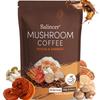 Balincer Mushroom Coffee Powder – Organic Mushroom Blend (featuring Cordyceps, Reishi, Lion’s Mane, and MCT Oil), Designed To Help Boost Focus, 180g