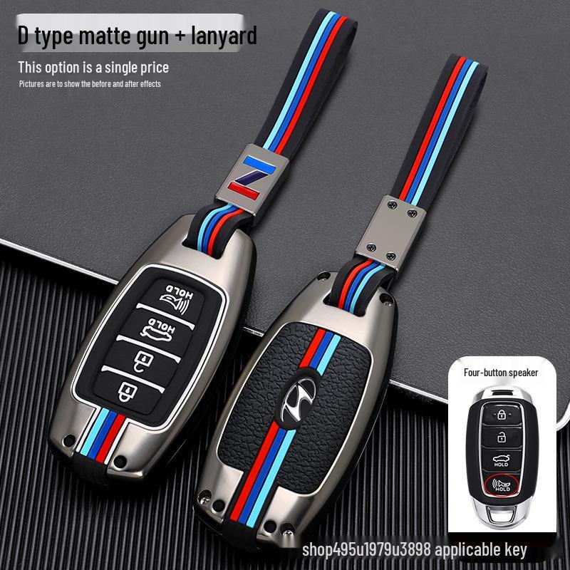 Elantra Key Case for Hyundai: Metal Shell for Mistra/Festa/ix35 Models 2022