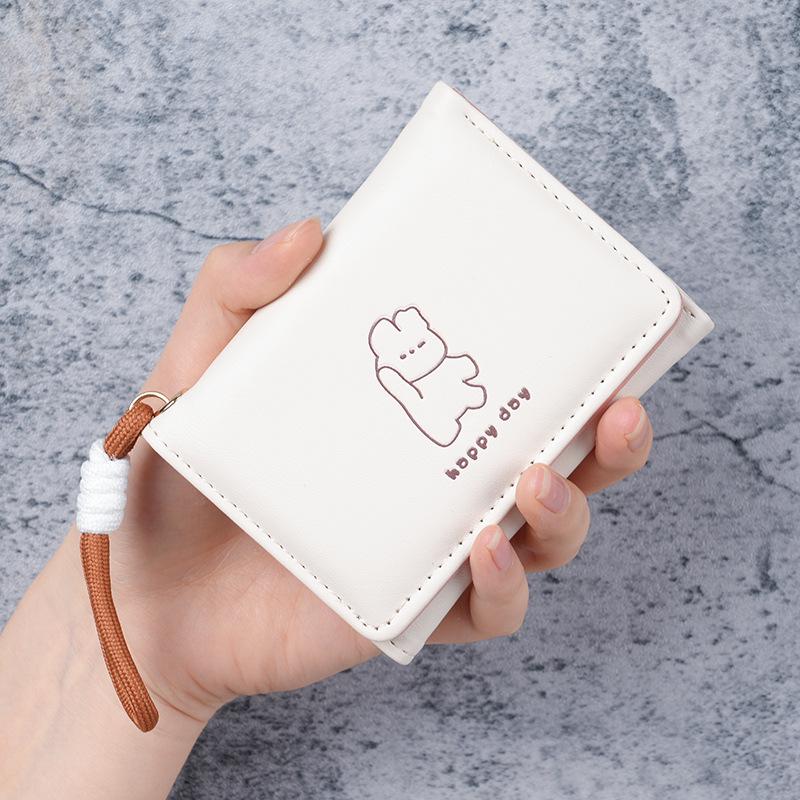 Anime Cartoon Coin Purse: Cute Foldable Student Wallet & Card Holder