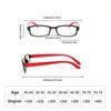 Anti Blue Light Elegant Reading Glasses For Women Fashion Small Frame Rectangular Presbyopic Glasses  +100 To +400