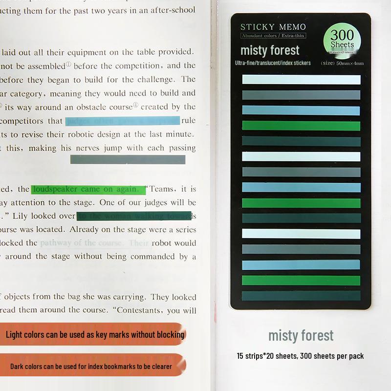 Triangle & Round Segmented Pull-out Strong Adhesive Sticky Notes for Memos