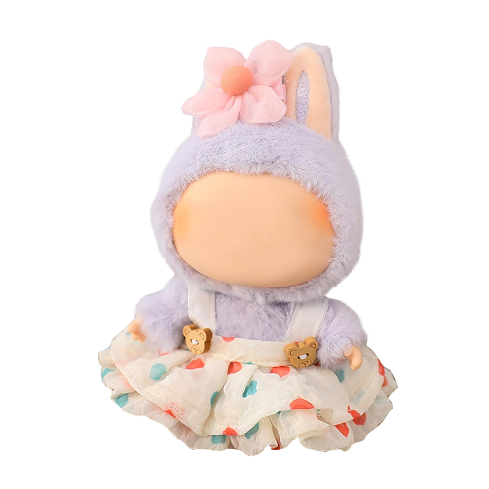 

Costume 6.69 Inch Plush Toy Costume High Quality 17cm Doll Replacement Costume Fashion Doll Costume Doll Not Included One Size