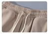 High-End Summer Youth Casual Two-Piece: Arc Hem Shorts & Short Sleeve T-Shirt Set