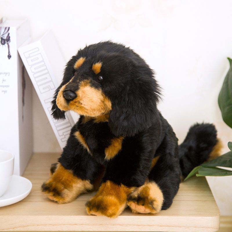 Realistic Plush Doll Husky Golden Retriever