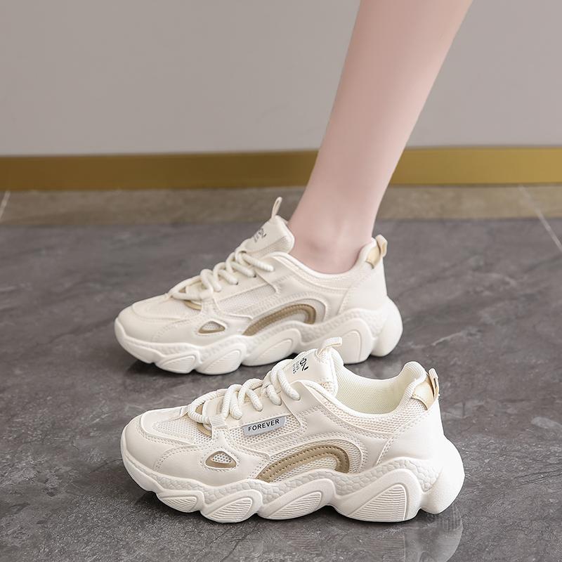 Fashion 2025 Retro Women Shoes Summer High Quality Platform Shoes Casual Sneakers Versatile Designer Shoes Fashion Women Sneakers