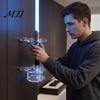 Wall Mounted Hanger 2PCS Vertical Light Swords Mount Racks, Transparent Acrylic Display Holder Stand, Space Saving for Living Room And
