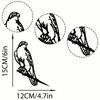Metal Falcon Silhouette Ornament, Rustic Garden Decor, Bird Lover Gift, Outdoor Yard Art, Housewarming Present