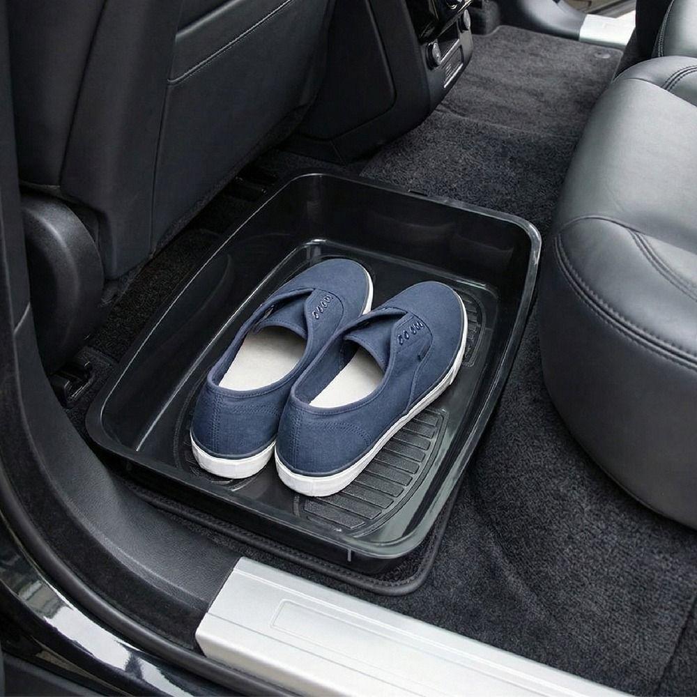 Wiederverwendbare Auto-Schuhaufbewahrungsschale Schmutzabweisende Schuhaufbewahrungsbox Behälterbox unter dem Sitz Bagger