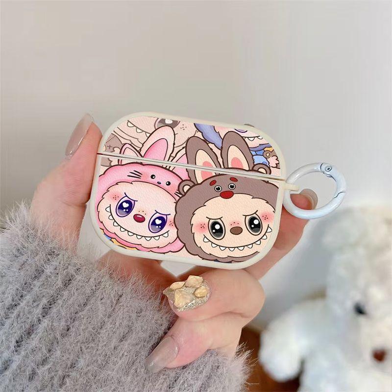 

Airpods4 Protective Case Active Noise Reduction Apple 3 Generation Bluetooth Headset Case Pro 2 Generation 2 Earphone Sleeves Korean Series Cute Fun Apple Airpods Pro [labubu labubu] Send White Ring