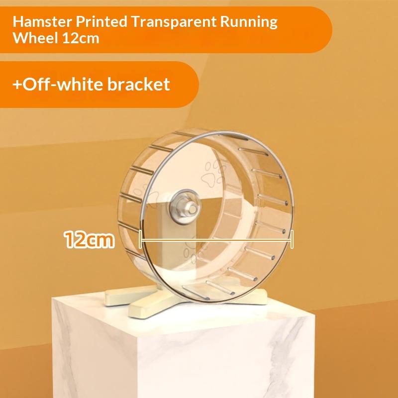 Hamster Transparent Running Wheel Toy For Hamster Quiet Running Exercise Toy Easy To Disassemble And Clean Pets Accessories