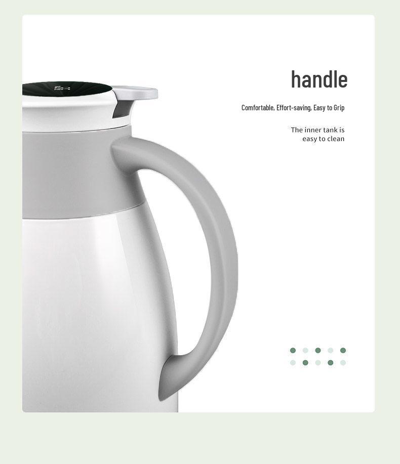 2026 Smart Temperature-Control Kettle: Large Capacity, Insulated, Temperature Display, Hot Water Bottle for Home Use.