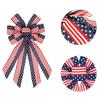 Festival Patriotic Ribbon Bows Handmade DIY Craft Decorative Bowknot For Independence Day Home Party Decoration