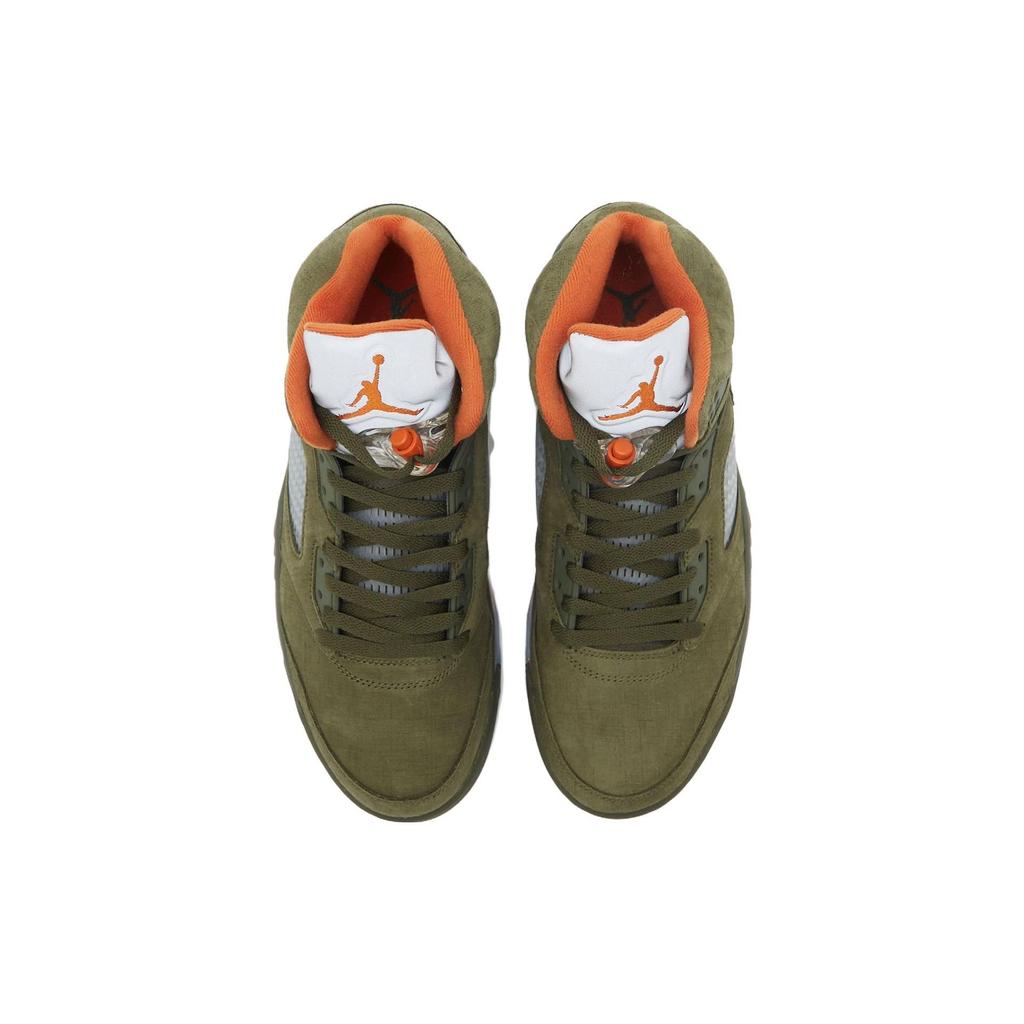 Air Jordan 5 Retro Olive 2024 Pánské tenisky Zelená Armádní-Olivová Solární-Oranžová DD0587-308