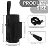 Magnetic Water Bottle Holder Portable Magnetic Gym Water Bottle Carrier Bag with Phone Pocket Towel Buckle for Men Women Gym