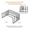 Kitchen Pot Lid Rack Cutting Board Storage Stainless Steel Cover Holder Multifunction