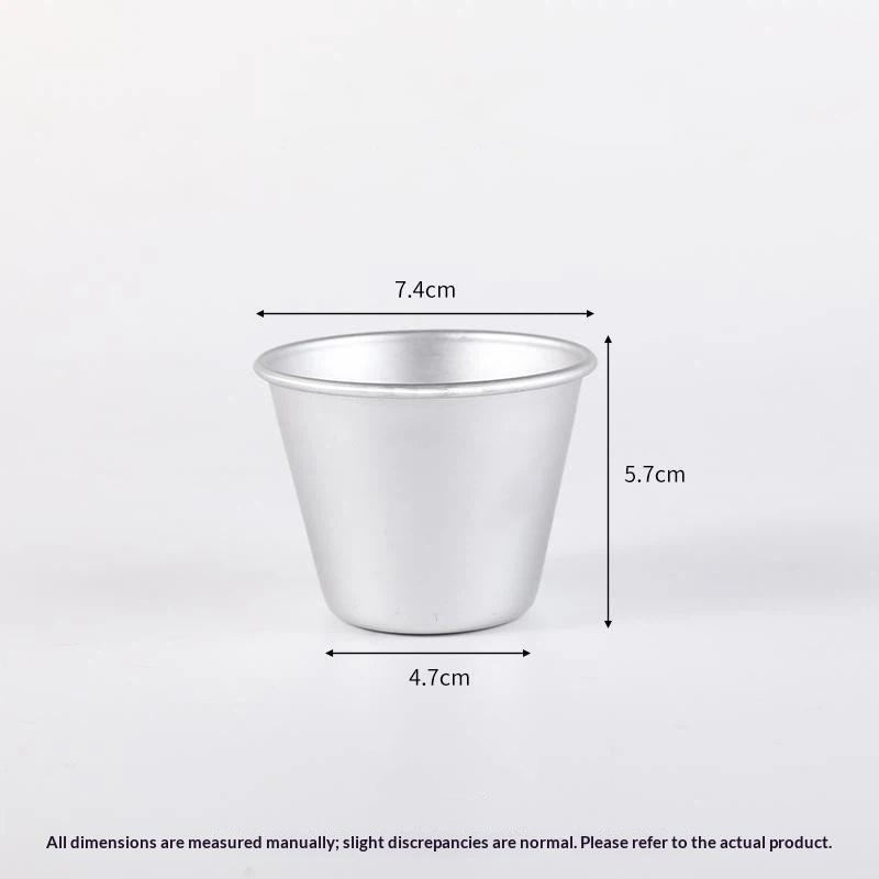 1Pc Optional Size Pastry Pudding Mold Decorating Tool Nonstick Baking Cups Metal Aluminum Pudding Mold Decorating Tool Cake Mold