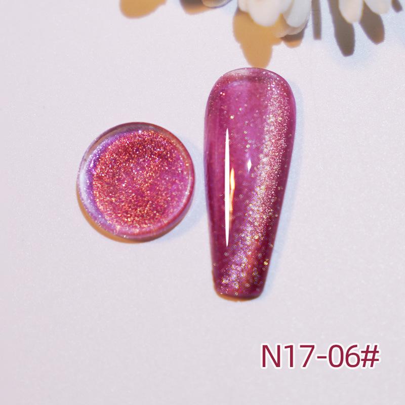 

Блестящий гель-лак для ногтей Qinyuanchun 2024 Crystal Cat Eye Lotus