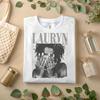 Lauryn Hill T Shirt Vintage Black and White A195 Vintage Washed Breathable Stretched Unisex Comfortable Streetwear Homme Casual