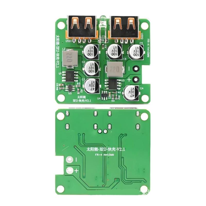 Upgraded Solar Controller 5V 9V 12V Double USB Output Port Electricity Stabilizer Solar Panel Regulator For Mobile Phone