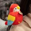 Plush Animal Parrot Plush Pendant Simulation Standing Shoulder Animals  Birthday Gifts