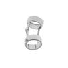 Punk Metal Exoskeleton Index Finger Joint Bone Ring Gothic Rock Machinery Fingertip Ring Long Finger Rings Jewelry Gift
