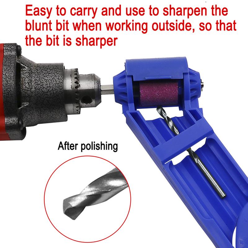 Portable Drill Grinder Grinder Grinder Drill Bit Machine Ordinary Iron Straight Shank Drill Bit Grinder