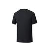 Anta Comfortable Simple Versatile Solid Color Round Neck Moisture Wicking Short Sleeve T-Shirt Men Tops Basic-Black 152530126-3
