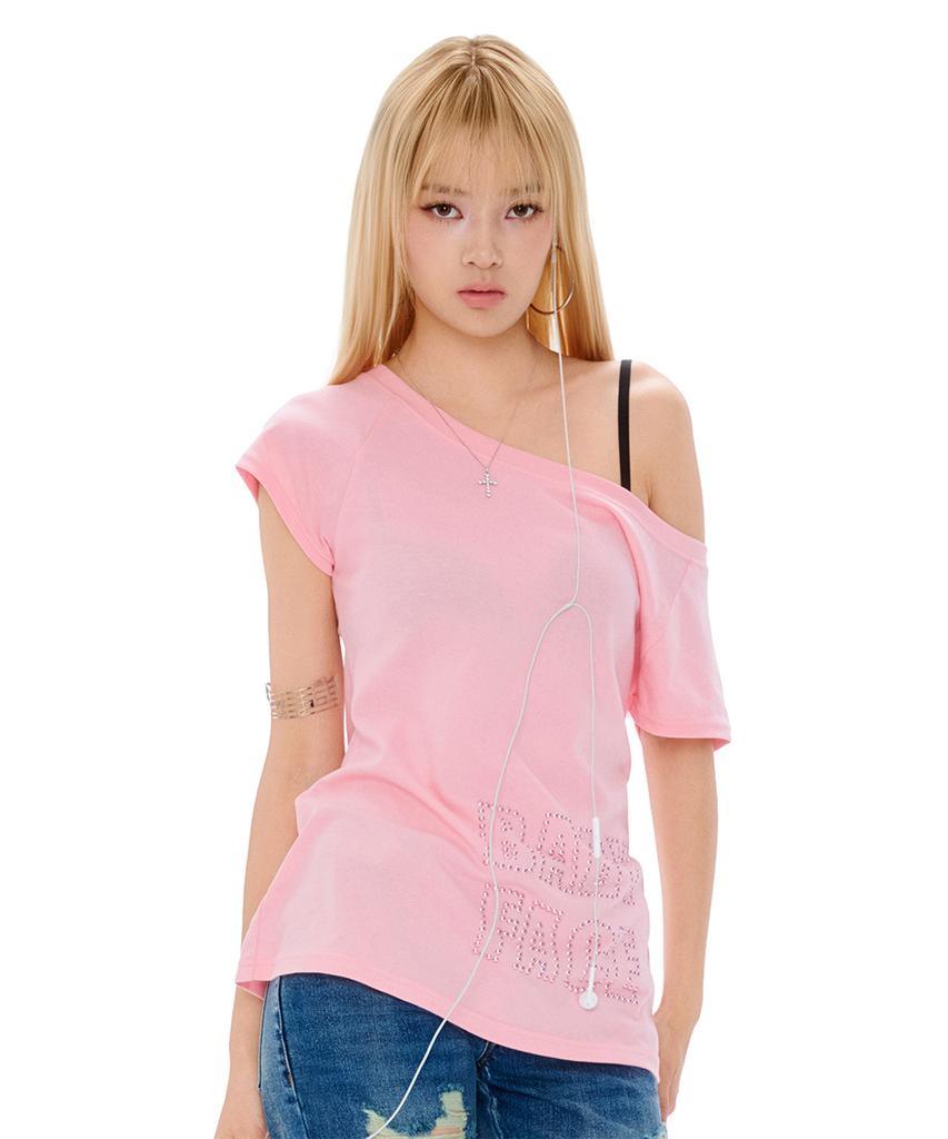 Poeoling Baby Face Box Tee (Pink)