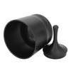 Coffee Powder Picker Aluminum Alloy Ergonomic Coffee Powder Receiver for 51mm 53mm 58mm Portafilter Black
