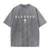 Unisex Christian Faith T-Shirt for Women Men Jesus Christ Cross Design Inspirational Bible Quote Religious Gift Tee Top