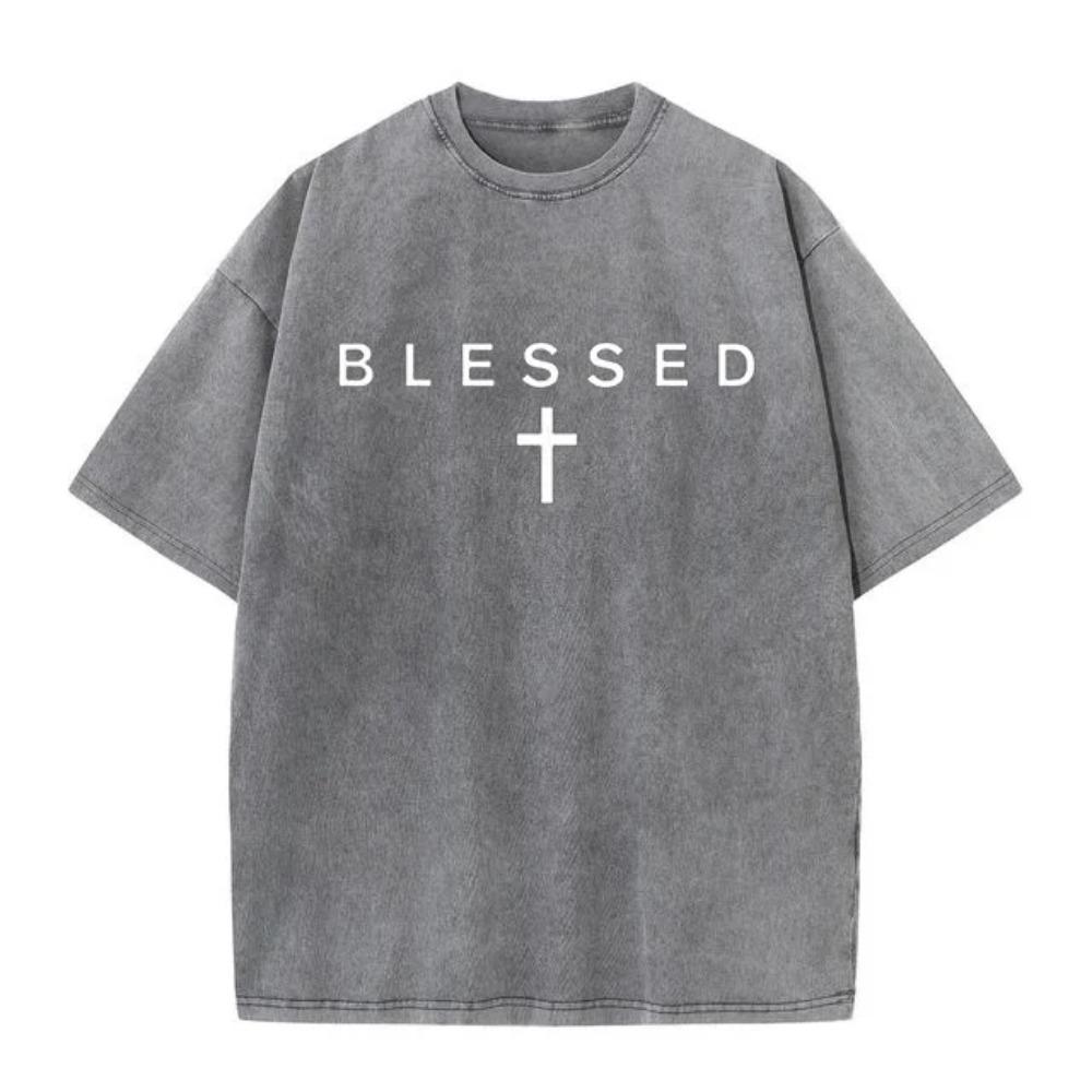 Unisex Christian Faith T-Shirt for Women Men Jesus Christ Cross Design Inspirational Bible Quote Religious Gift Tee Top