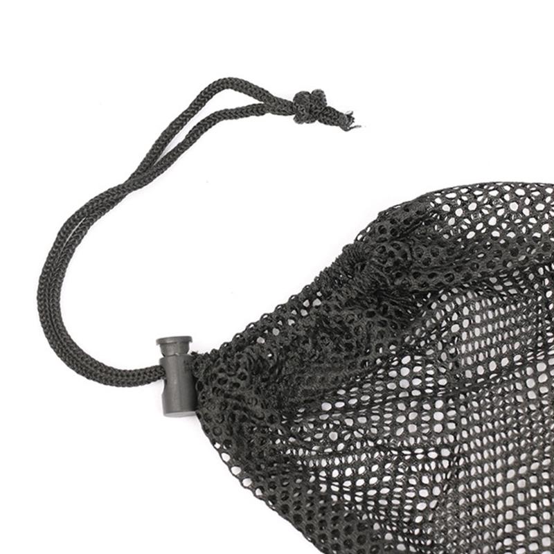 Golf Mesh Bags Small Sports Ball Net Bag Drawstring Pouch Nylon Mesh Bag Convenient Storage Organizer Golf Accessories