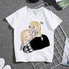 Cute Harajuku Anime Tokyo Revengers Print Children T-Shirt Summer Loose Short Sleeve White Women Tops Boy Girl Tees Men Blouses