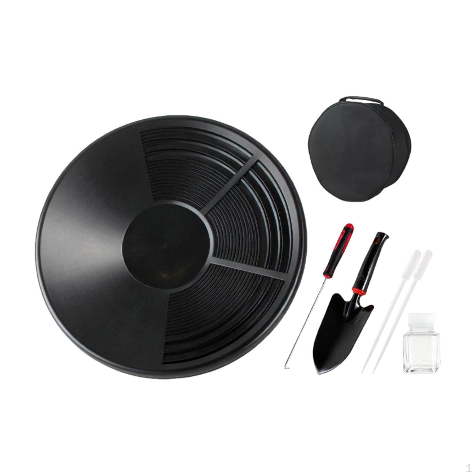 

Обладнання для промивання золота, Спорядження для пошуку на пляжі та відкритих скелях, Портативне, Ідеально для дорослих, 7pcs