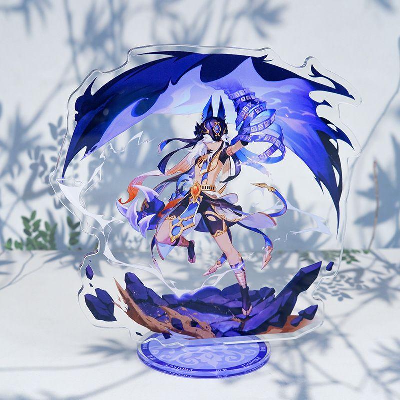 Nahida Impact Genshin Layla Candece Figure Ornament Acrylic Stand Kids Xmas Gift