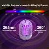 Electric Shock Mosquito Killer Lamp USB Rechargeable Repellent UV Light Anti Mosquito Insect Trap Outdoor Camping Mosquito Light