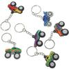 Keychain for Girls Cartoon Vehicle Shape Prevent Key Confusion 6Pcs