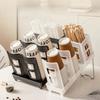 Multifunctional Disposable Cup Holder Single/Double Row Water Cup Organizer  Countertop Organizer