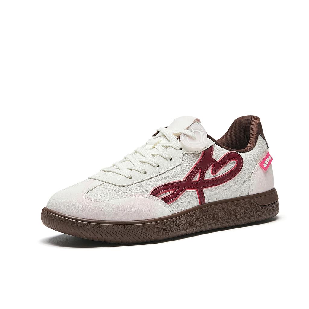 Anta Manchester Dance Low top Skateboard Shoes Women's White Red Pink 922628019-1