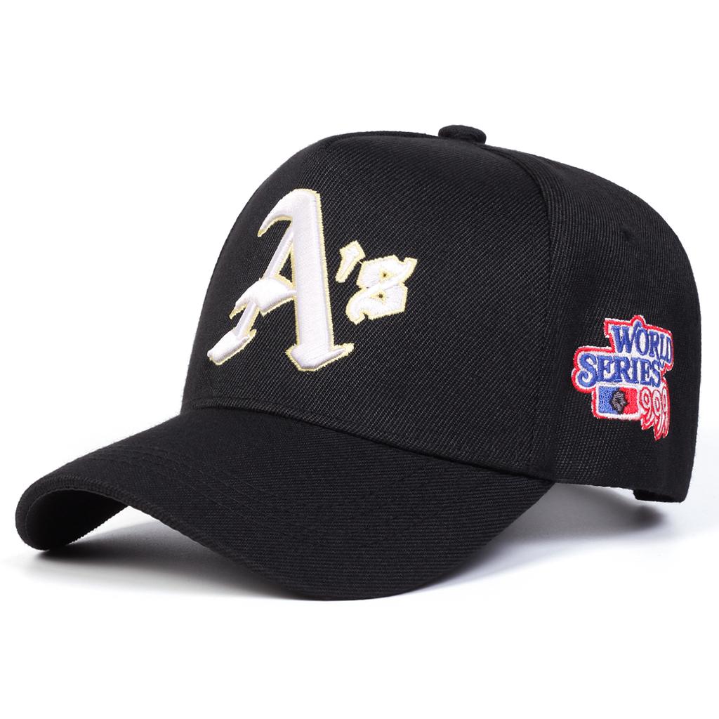 Unisex A's Embroidery Adjustable Personality Baseball Hat Street Hip-hop Caps Spring Autumn Outdoor Leisure Hats Travel Accessories for Women Men
