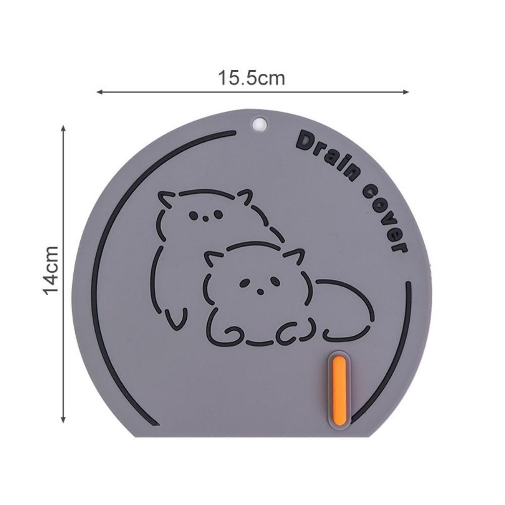 Anti Odor Sewer Floor Drain Cover Silicone Kitchen Drain Covers Reusable Deodorant Cover  Kitchen