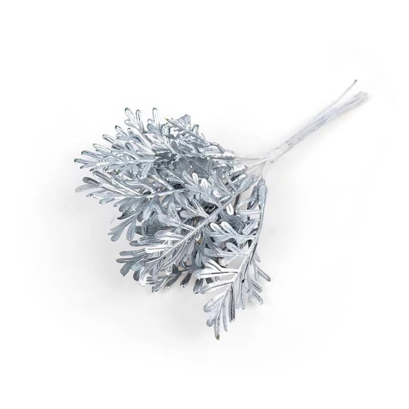 1Pcs Gold Silver Artificial Pinecone Bouquet Christmas Decorations Fake Plant for Home Decor Garland Gifts Ornament Accessories