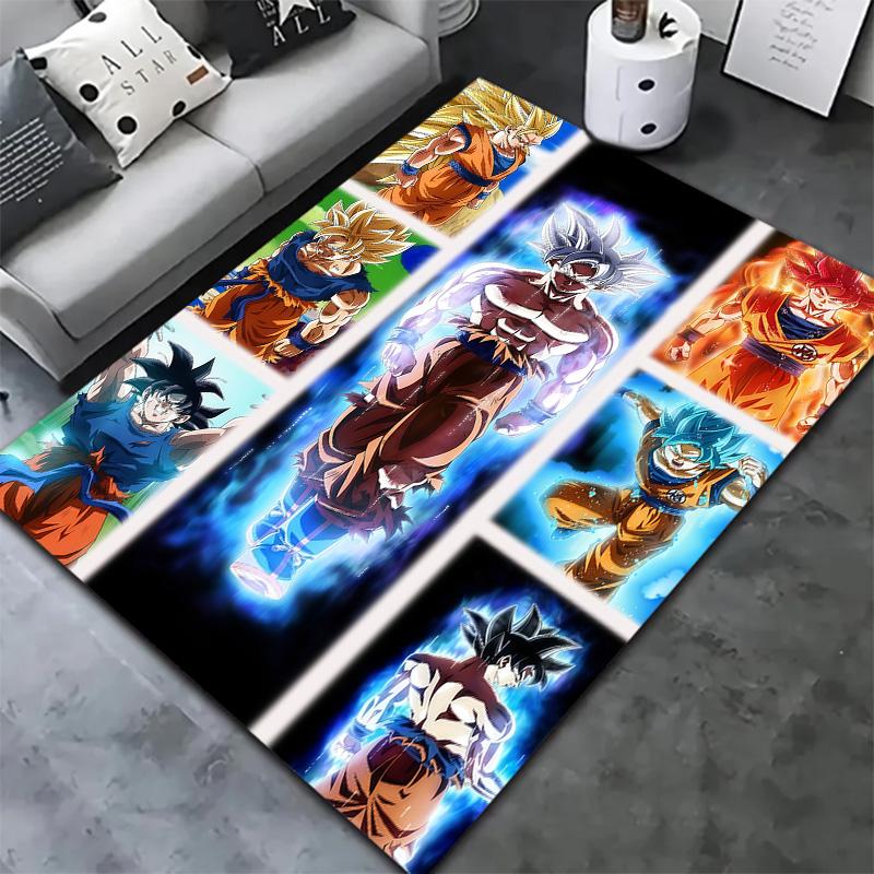Dragon Ball Z Carpet Rug For Living Room Bedroom Home Sofa Decoration Kids Play Nonslip Floor Mat